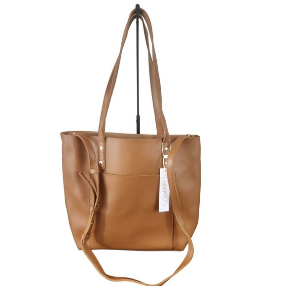 NWT Henny & Lev Faux leather brown purse - Picture 1 of 7